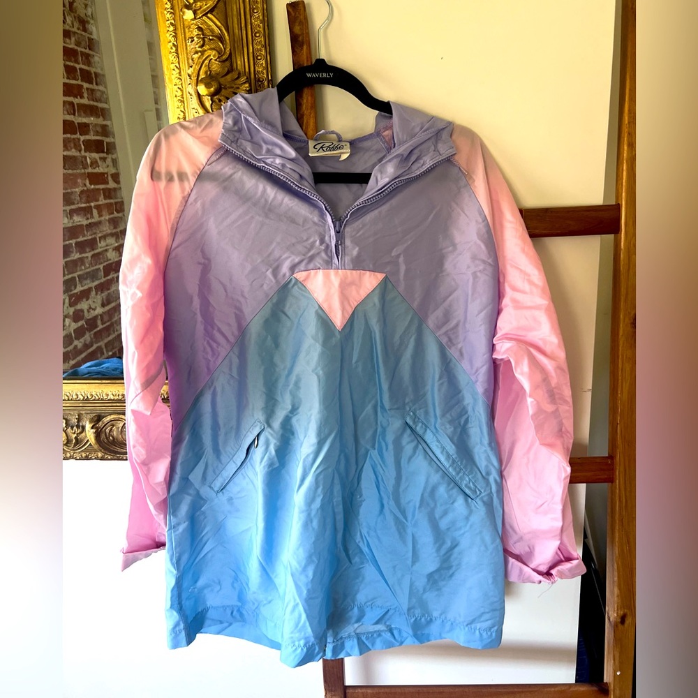 Rofee vintage 80s windbreaker, size M